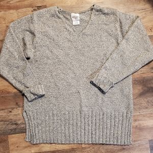 TR Bentley | Vintage Vneck High low Sweater Medium